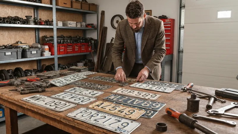 Processus de fabrication d'une plaque d'immatriculation dans un atelier spécialisé